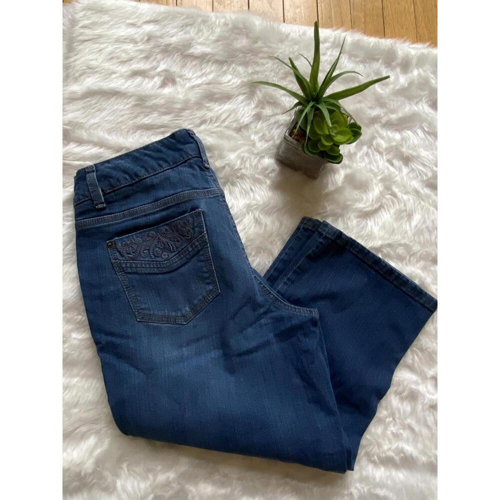 Sonoma Life + Style Petite Women's Capri Denim Pants Size 10P